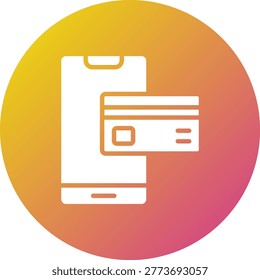 Card Payment Vector Icon Design Illustration