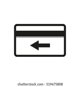 card payment, vector icon, eps10