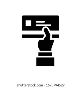 Card Payment Vector Style illustration. Business and Finance Filled  Icon.