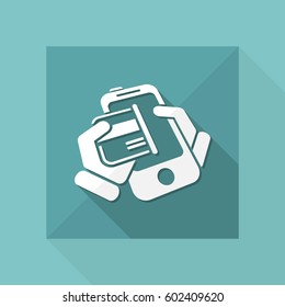 Card phone icon