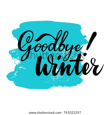 Similar – Image, Stock Photo winter goodbye Winter