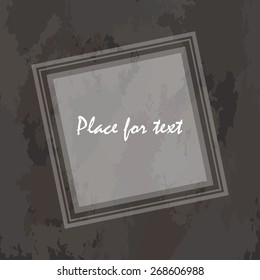 Card with a place for your text. Invitation card, save the date. Vector background.