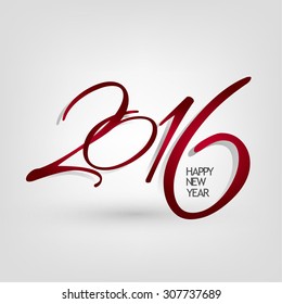 card, poster for the new year 2016