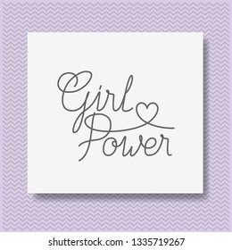 card with powerful message hand made font