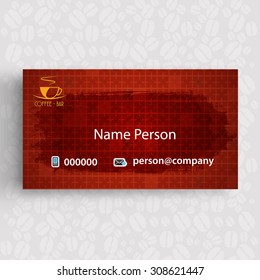 Card Presentation Corporate identity Menu Restaurant Background coffee beans