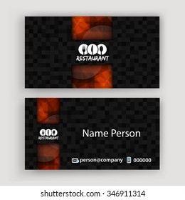 Card Presentation Corporate identity Menu Restaurant 
