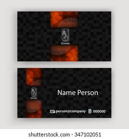 Card Presentation Corporate identity Menu Restaurant