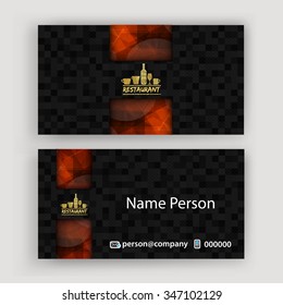 Card Presentation Corporate identity Menu Restaurant