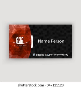 Card Presentation Corporate identity Menu Restaurant