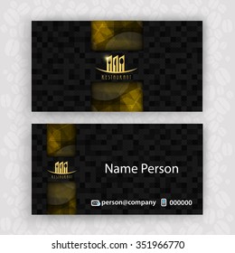 Card Presentation Corporate identity Menu Restaurant Background coffee beans