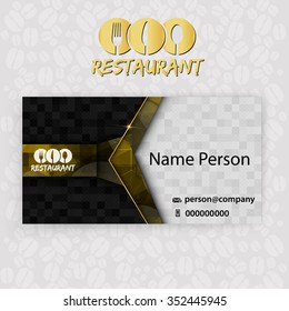 Card Presentation Corporate identity Menu Restaurant Background coffee beans