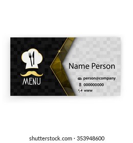 Card Presentation Corporate identity Menu Restaurant