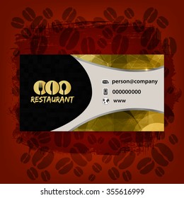 Card Presentation Corporate identity Menu Restaurant 