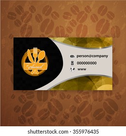 Card Presentation Corporate identity Menu Restaurant