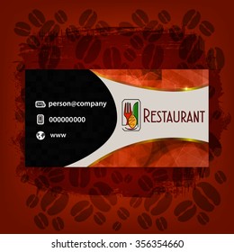 Card Presentation Corporate identity Menu Restaurant