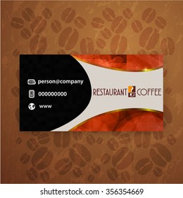 Card Presentation Corporate identity Menu Restaurant