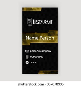 Card Presentation Corporate identity Menu Restaurant