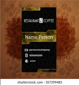Card Presentation Corporate identity Menu Restaurant