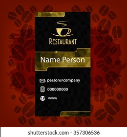 Card Presentation Corporate identity Menu Restaurant