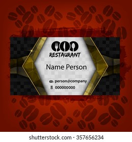 Card Presentation Corporate identity Menu Restaurant