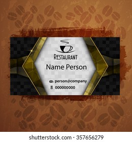 Card Presentation Corporate identity Menu Restaurant