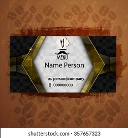 Card Presentation Corporate identity Menu Restaurant