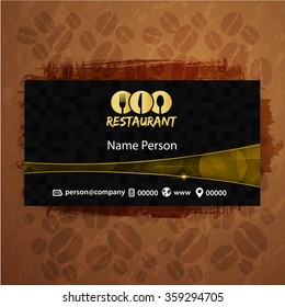 Card Presentation Corporate identity Menu Restaurant
