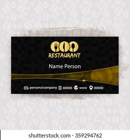 Card Presentation Corporate identity Menu Restaurant