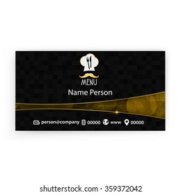 Card Presentation Corporate identity Menu Restaurant