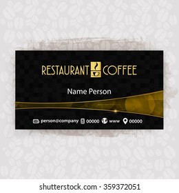 Card Presentation Corporate identity Menu Restaurant