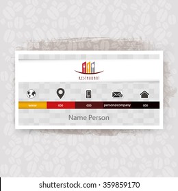 Card Presentation Corporate identity Menu Restaurant