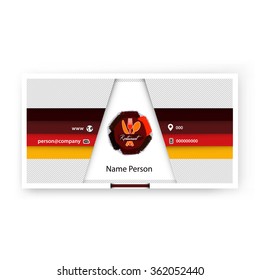 Card Presentation Corporate identity Menu Restaurant