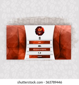 Card Presentation Corporate identity Menu Restaurant