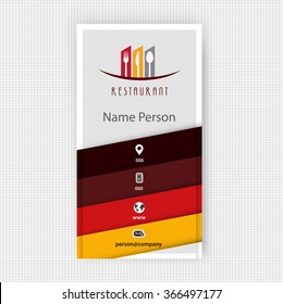 Card Presentation Corporate identity Menu Restaurant