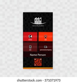 Card Presentation Corporate identity Menu Restaurant