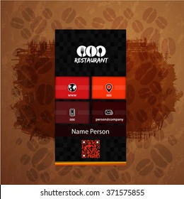 Card Presentation Corporate identity Menu Restaurant