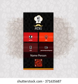 Card Presentation Corporate identity Menu Restaurant