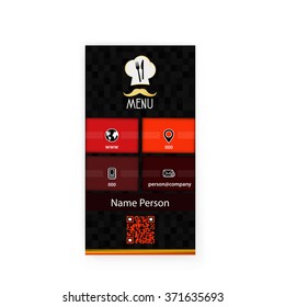 Card Presentation Corporate identity Menu Restaurant