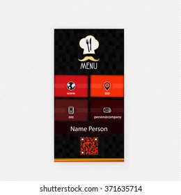 Card Presentation Corporate identity Menu Restaurant