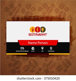 Card Presentation Corporate identity Menu Restaurant