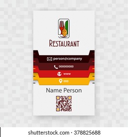 Card Presentation Corporate identity Menu Restaurant