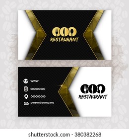 Card Presentation Corporate identity Menu Restaurant