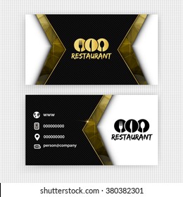 Card Presentation Corporate identity Menu Restaurant