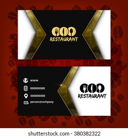 Card Presentation Corporate identity Menu Restaurant