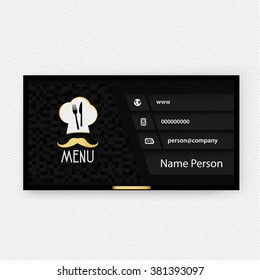 Card Presentation Corporate identity Menu Restaurant
