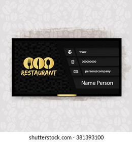 Card Presentation Corporate identity Menu Restaurant