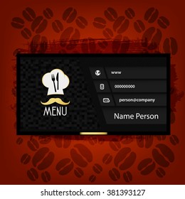 Card Presentation Corporate identity Menu Restaurant