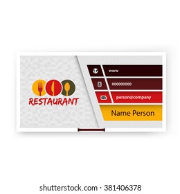 Card Presentation Corporate identity Menu Restaurant