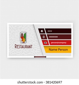 Card Presentation Corporate identity Menu Restaurant