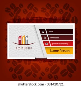 Card Presentation Corporate identity Menu Restaurant